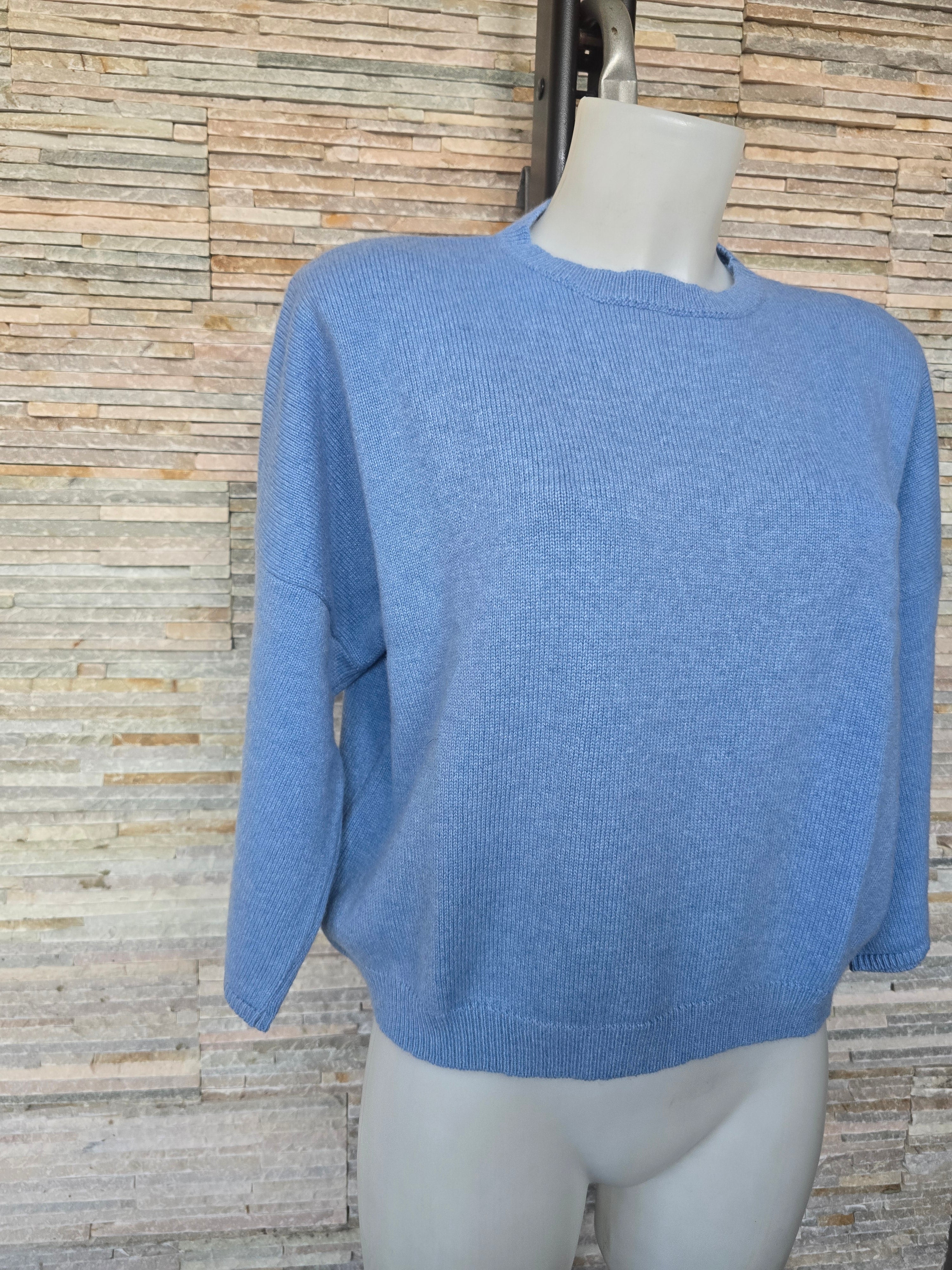 Maglia a scatola girocollo corta