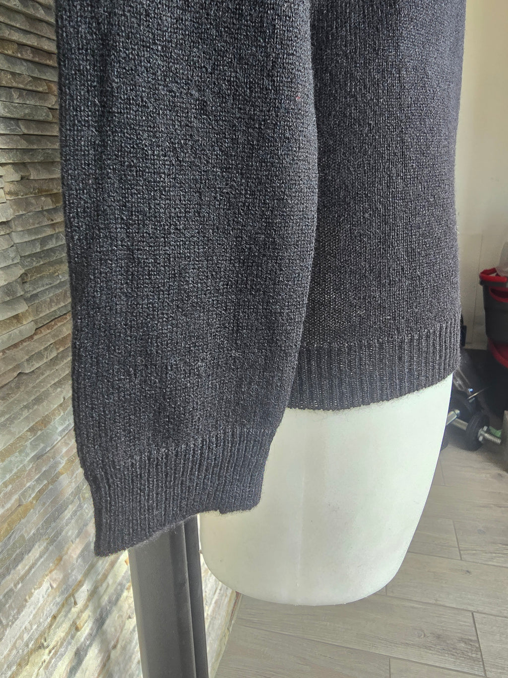 Maglia sottogiacca in puro cashmere giro collo